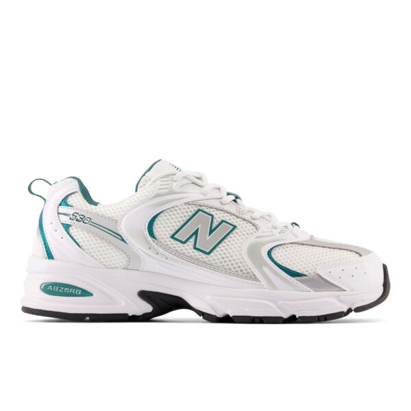 White/Silver metalic